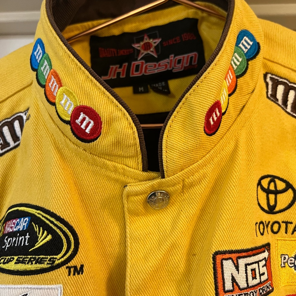 Kyle Busch M&M's Racing Jacket Button up medium - Picture 4 of 11